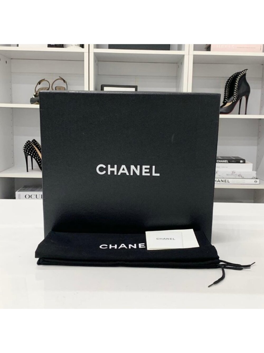Chanel Leather CC Logo Velcro Sandals Silver - Picture 10 of 10